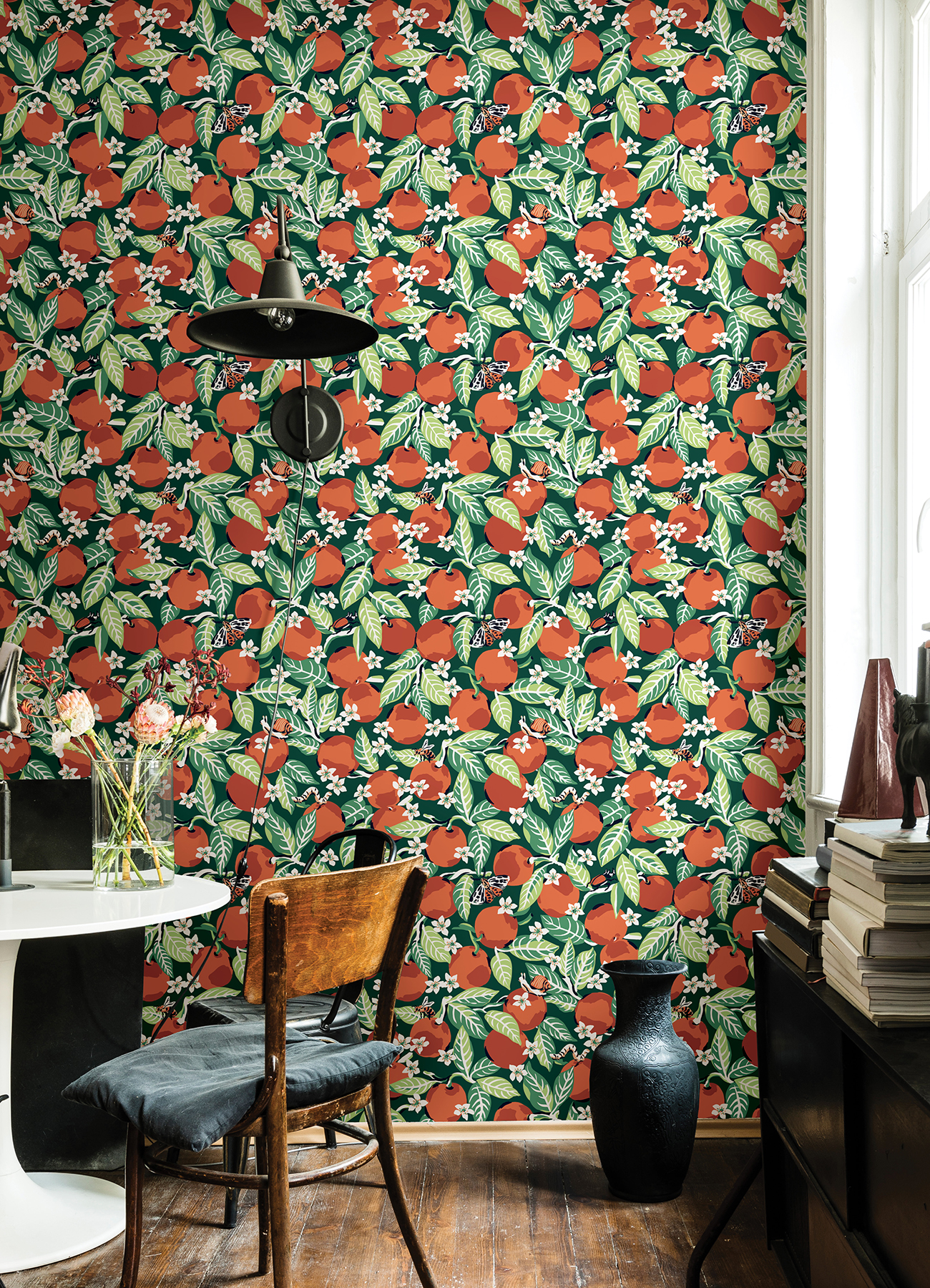 Juniper Orange Grove Peel & Stick Wallpaper