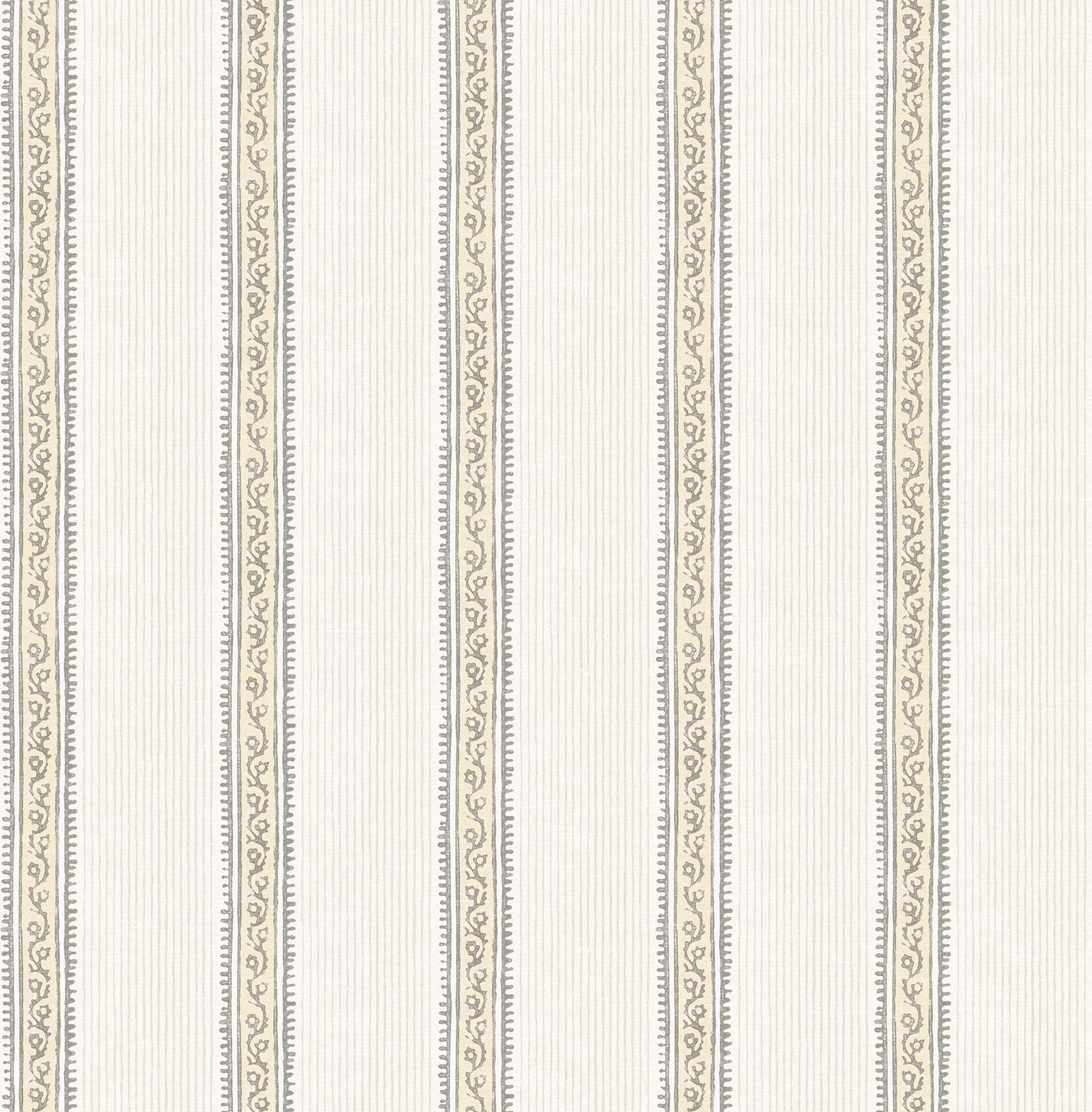 Mandevilla Honey Vine Stripe Wallpaper