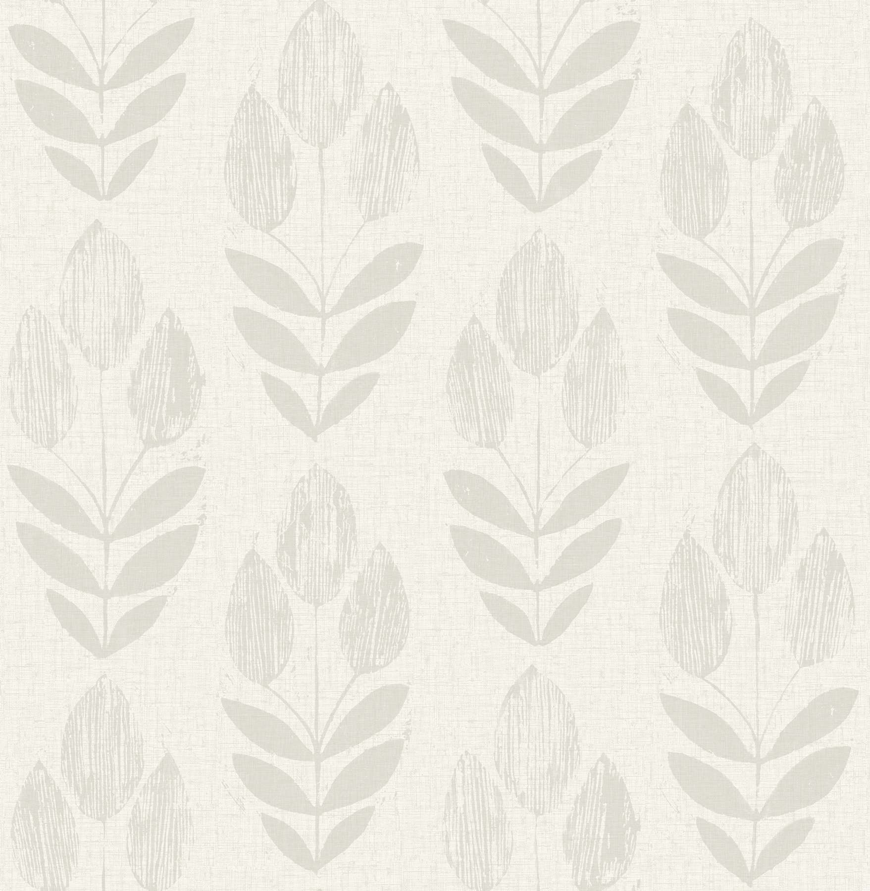 Garland Light Grey Block Tulip Wallpaper