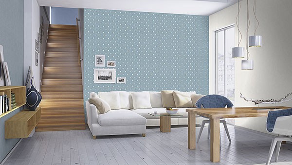 Ruhlmann Blue Fan Wallpaper