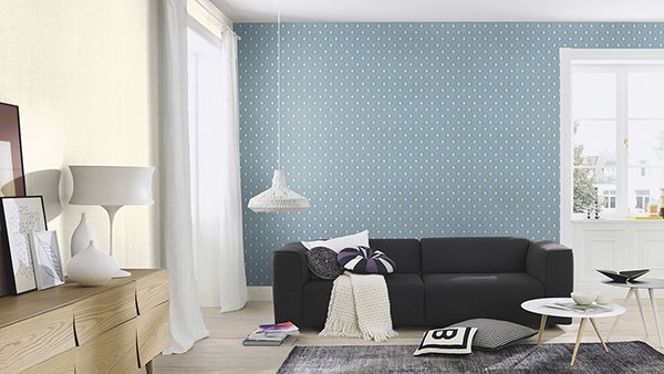 Ruhlmann Blue Fan Wallpaper