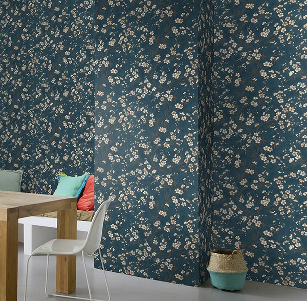 Tsubomi Blue Cherry Blossom Wallpaper