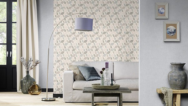Dorwin Multicolor Geometric Wallpaper
