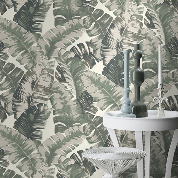 Pisang Sage Palm Leaf Wallpaper