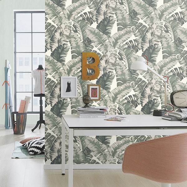 Pisang Sage Palm Leaf Wallpaper
