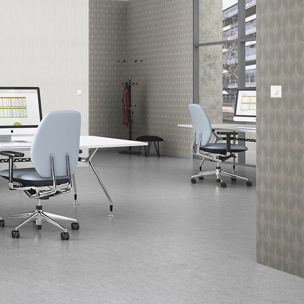 Tirsuli Grey Ogee Wallpaper