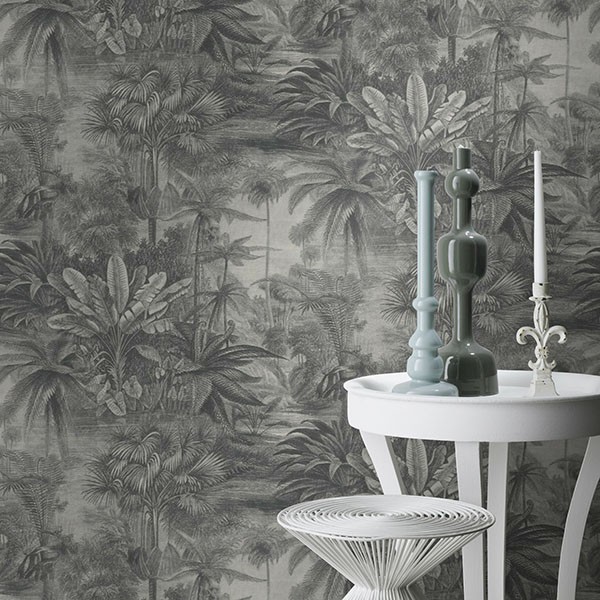 Anamudi Stone Tropical Canopy Wallpaper