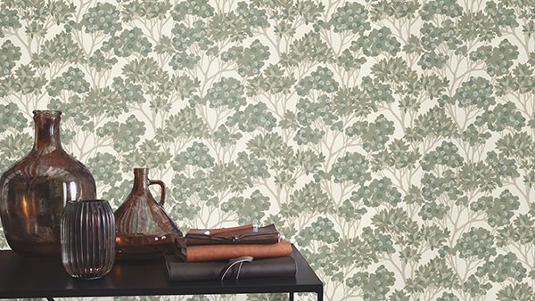 Stickley Green Tree Wallpaper