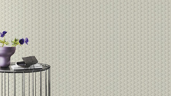 Lanux Off-White Fan Wallpaper