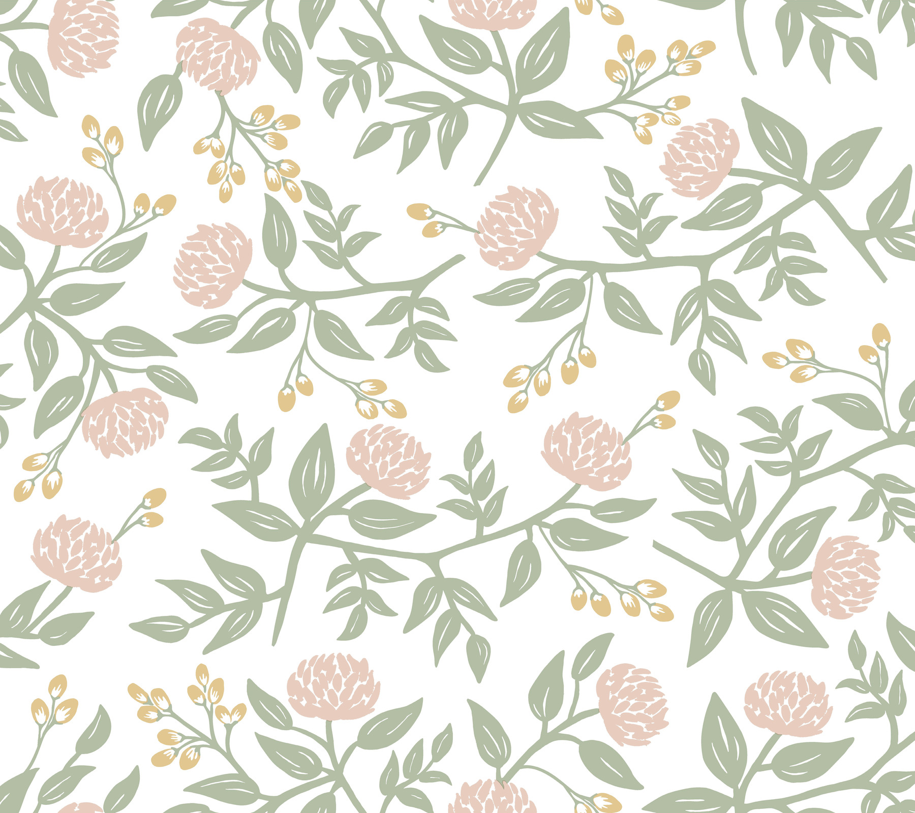 Peonies Blush Floral Premium Peel + Stick Wallpaper