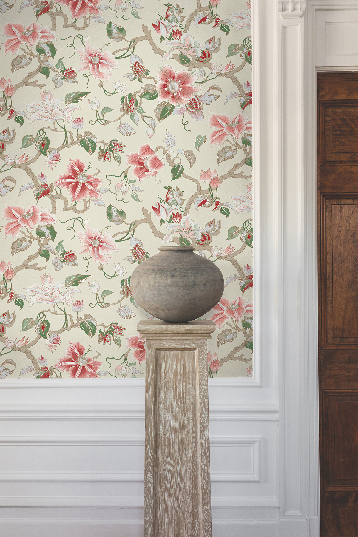 Marguerite Vine Cream Wallpaper