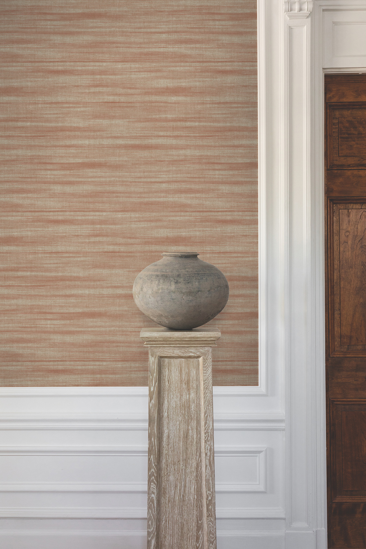 Brushed Linen Brick Wallpaper