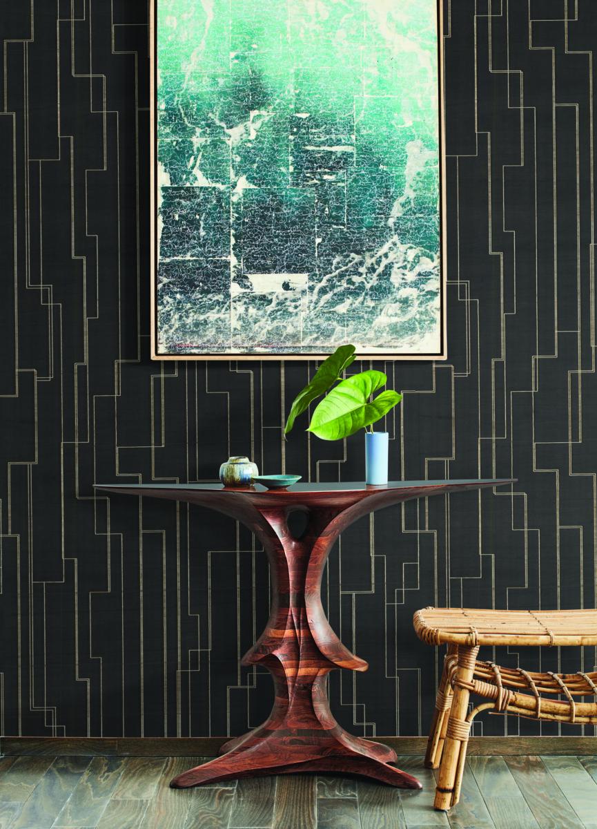 Ronald Redding Designs Grasscloth and Natural Resource by York