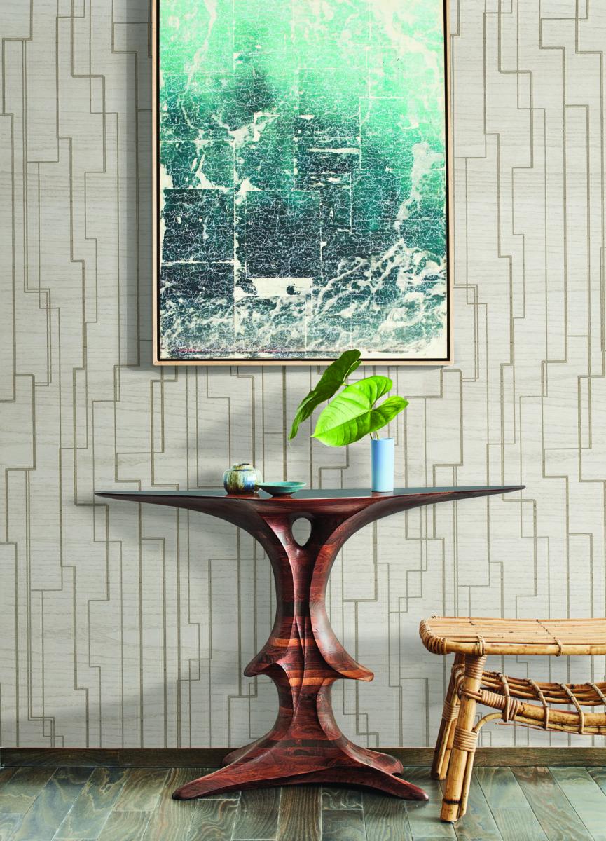 Ronald Redding Designs Grasscloth and Natural Resource by York
