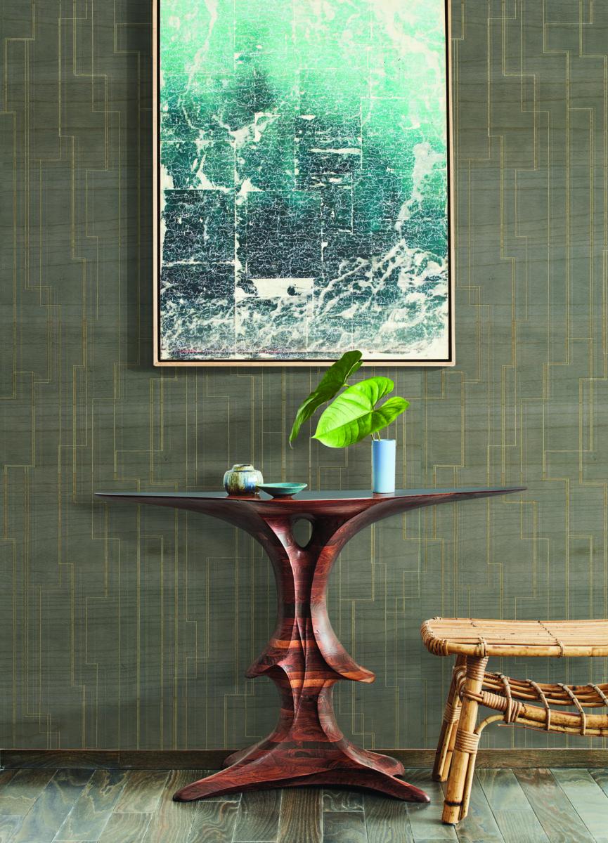 Ronald Redding Designs Grasscloth and Natural Resource by York
