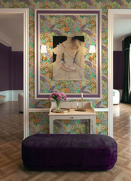 RuJardin l'Orange Peel & Stick Wallpaper