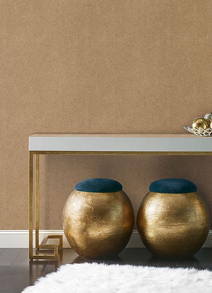RuSuede Khaki Peel & Stick Wallpaper