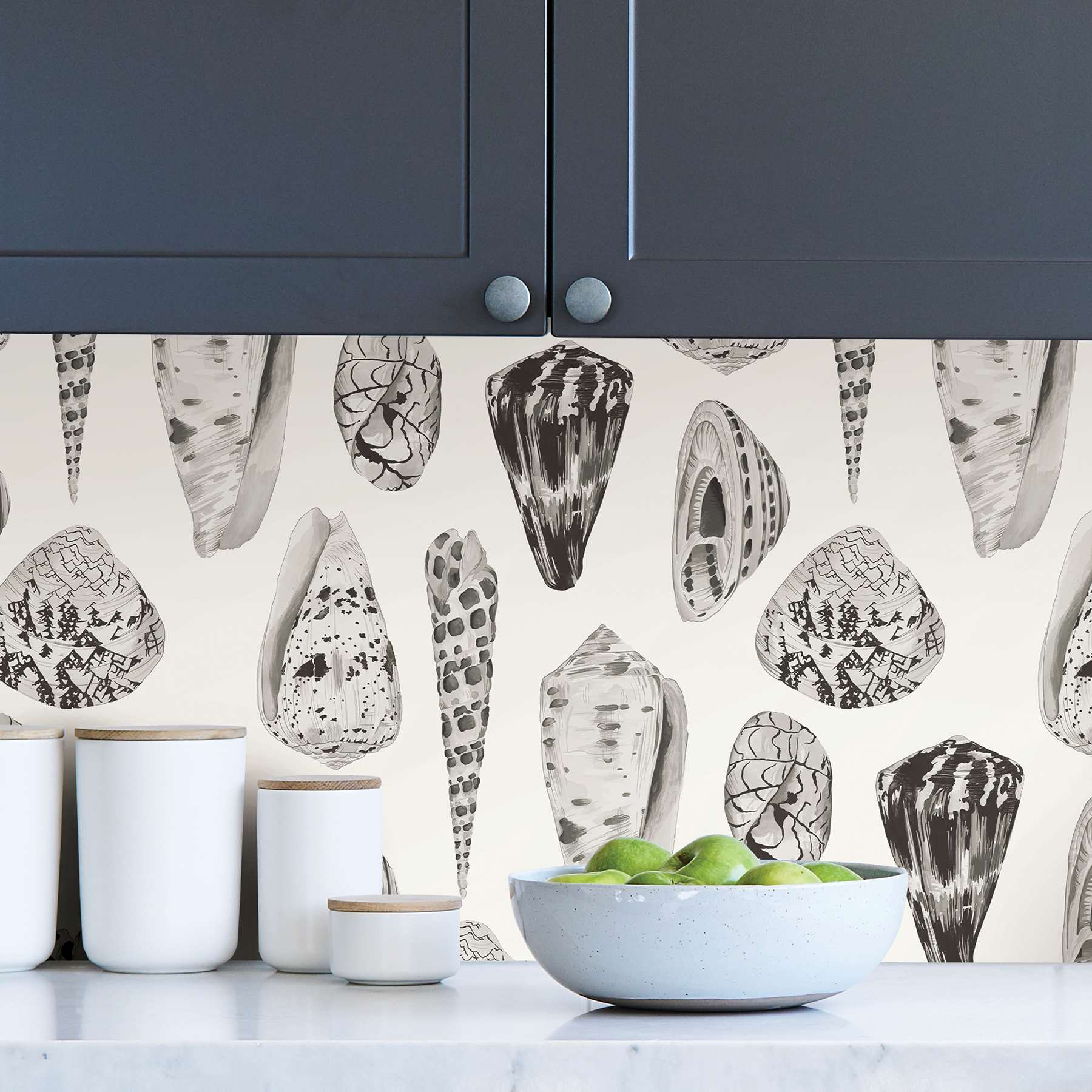 Graphite Coquina Scalamandre Self Adhesive Wallpaper