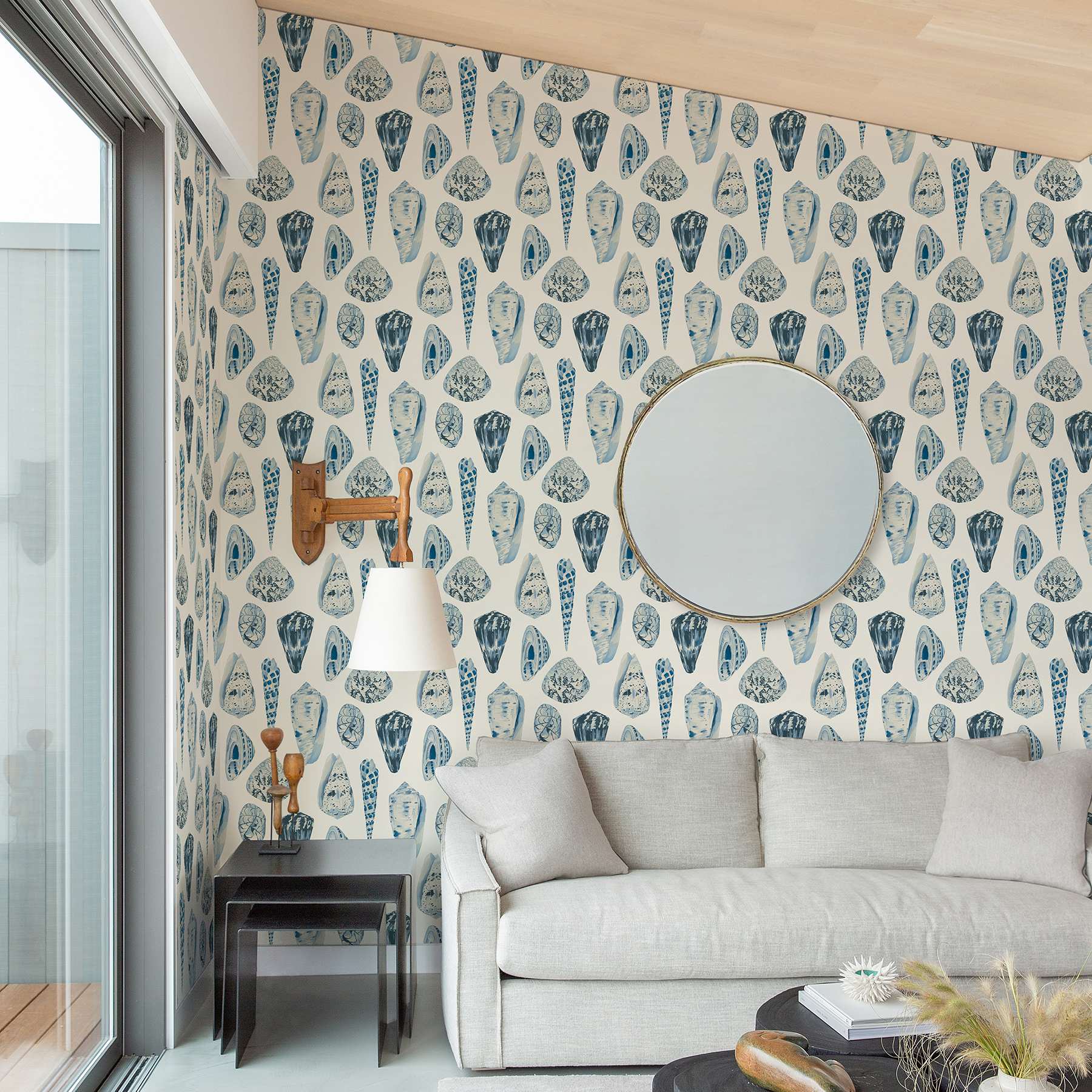 Porcelain Coquina Scalamandre Self Adhesive Wallpaper