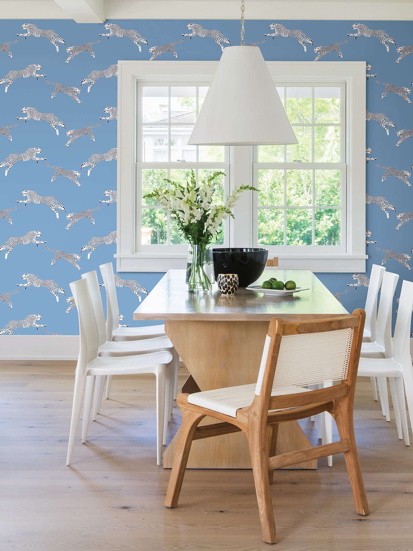 Cloud Nine Leaping Cheetah Peel & Stick Wallpaper