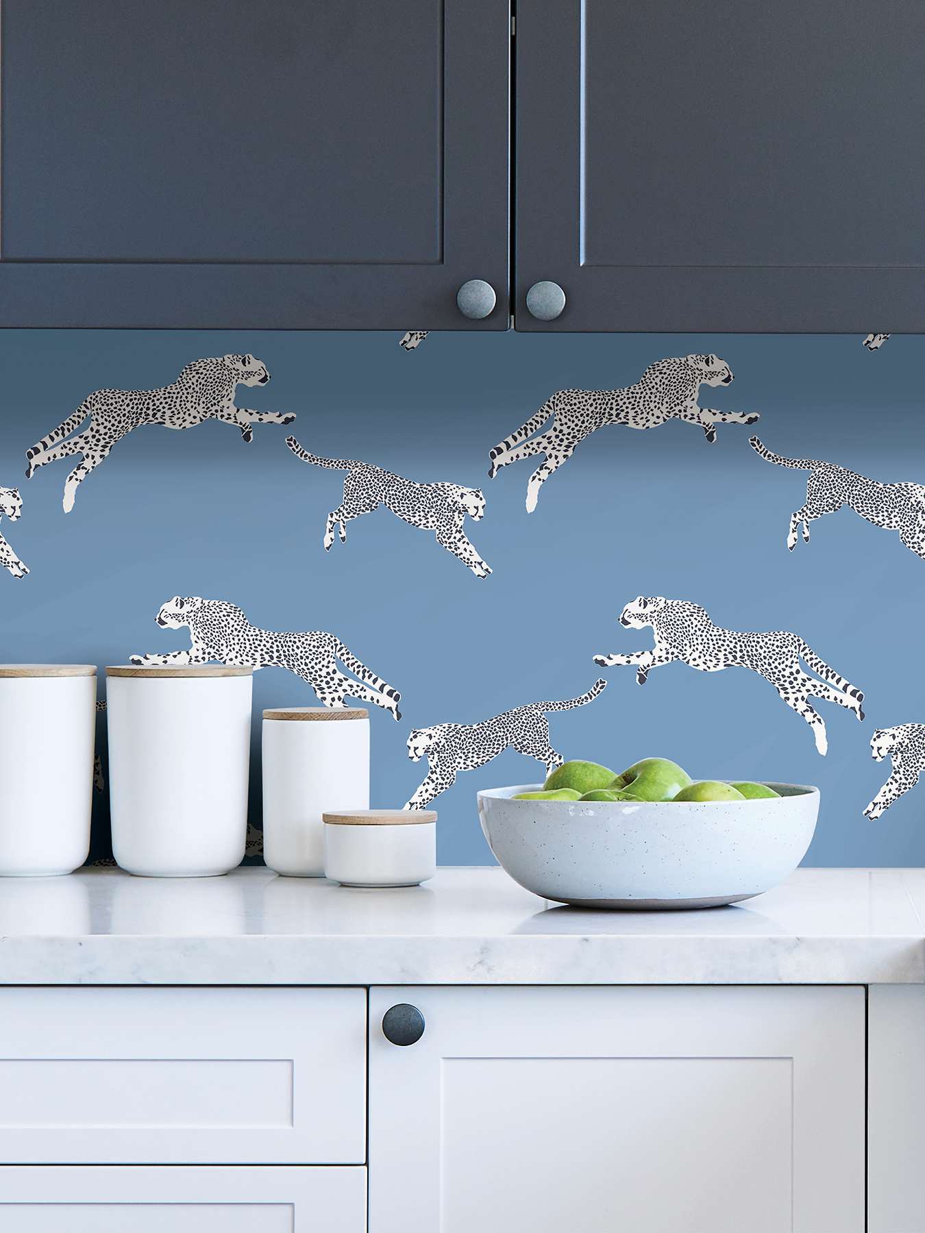 Cloud Nine Leaping Cheetah Peel & Stick Wallpaper
