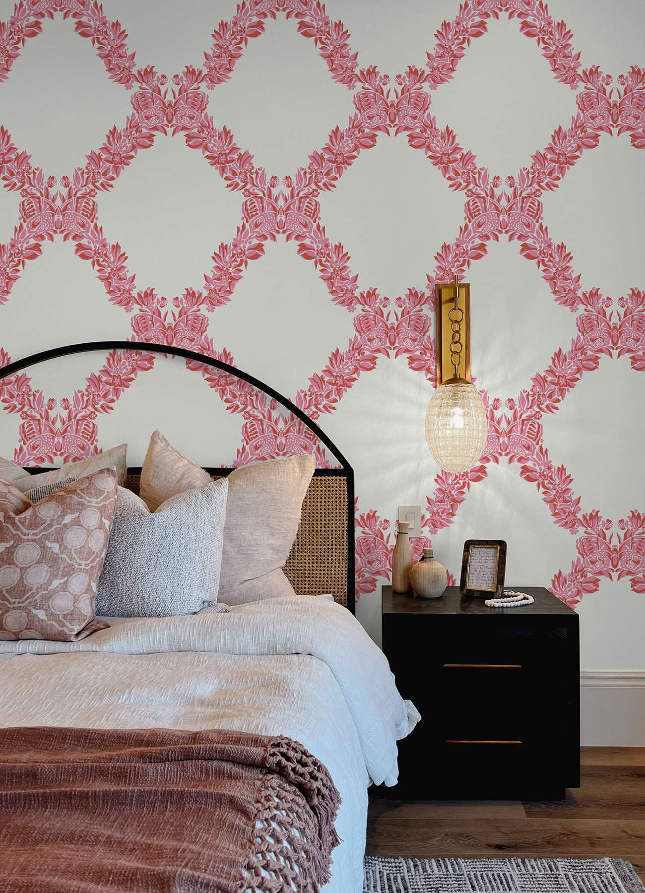 Valentino Wreath Peel & Stick Wallpaper