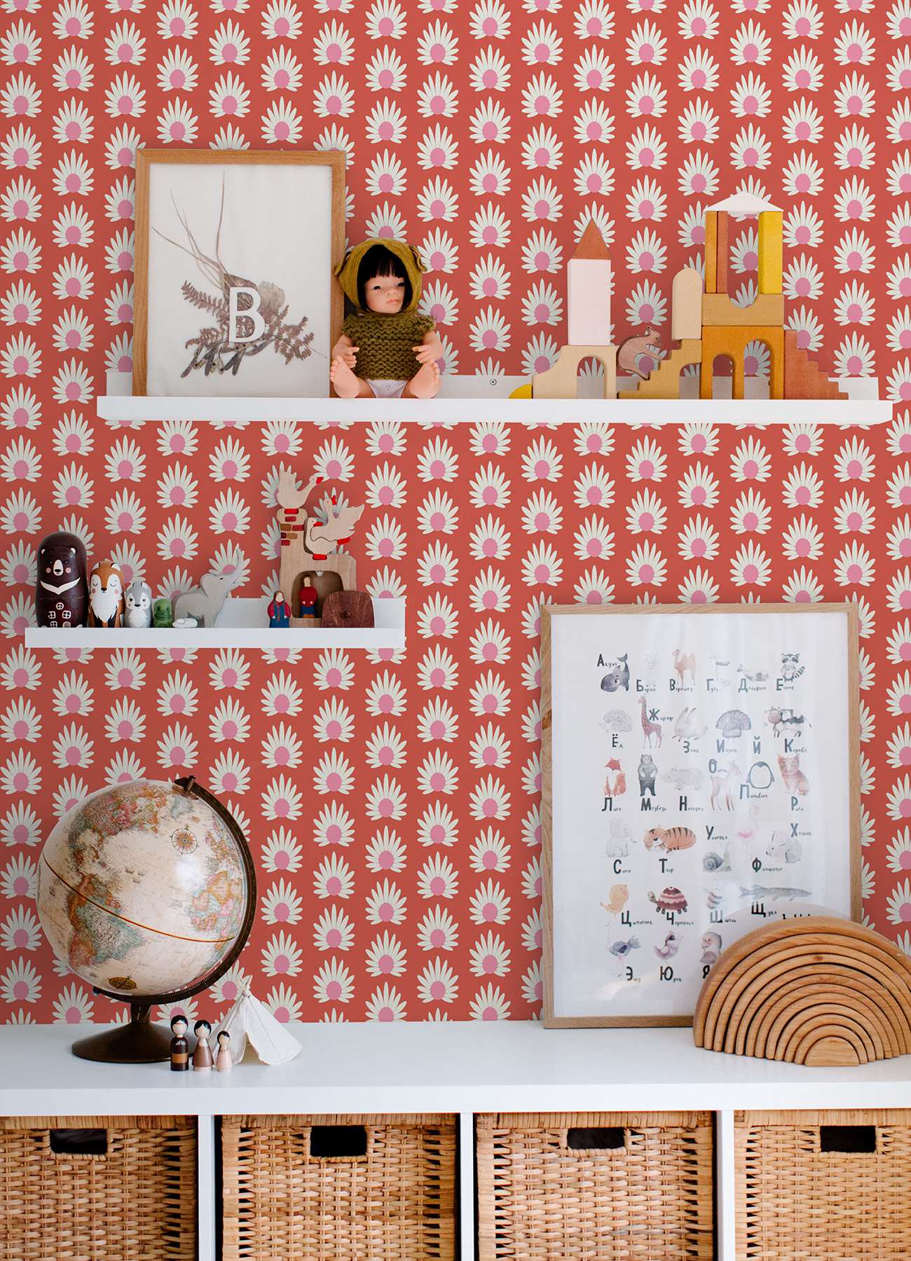 Valentino Fleur Peel & Stick Wallpaper