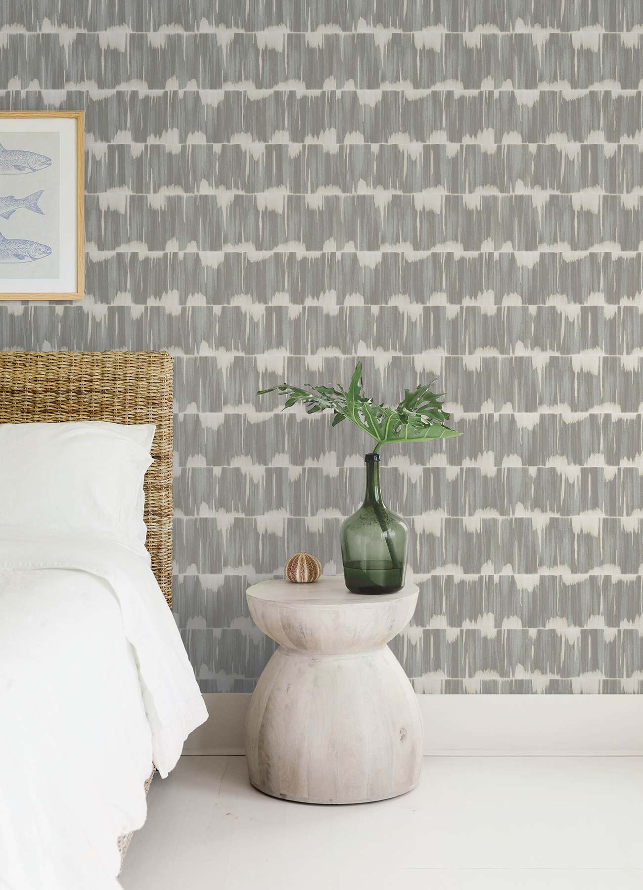 Serendipity Blue Shibori Wallpaper