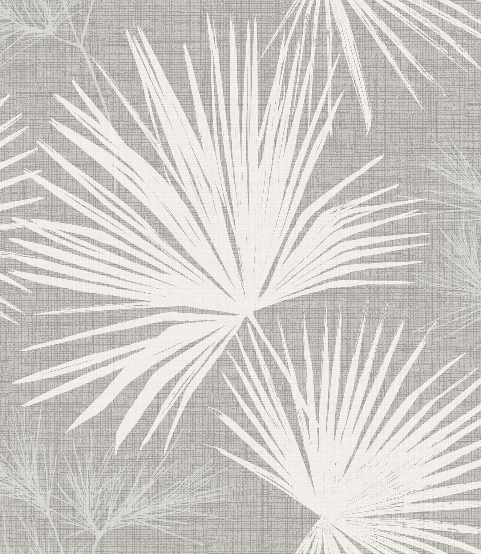 Hatteras Grey Palms Wallpaper