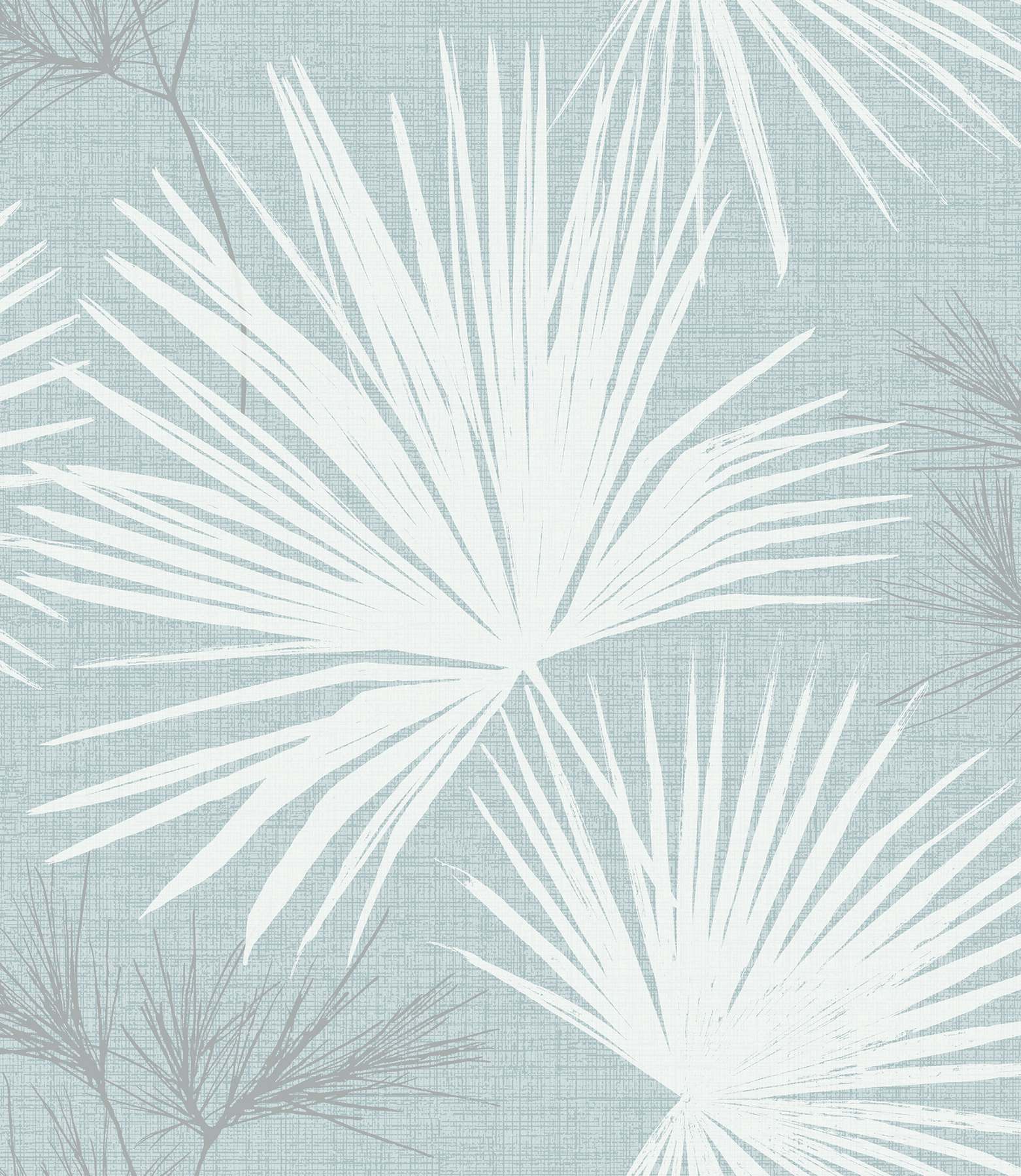 Hatteras Sky Blue Palms Wallpaper