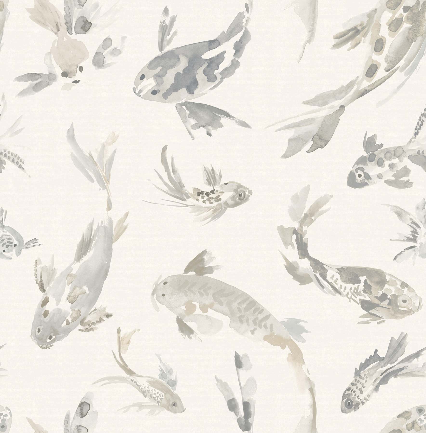 Koi Stone Fish Wallpaper