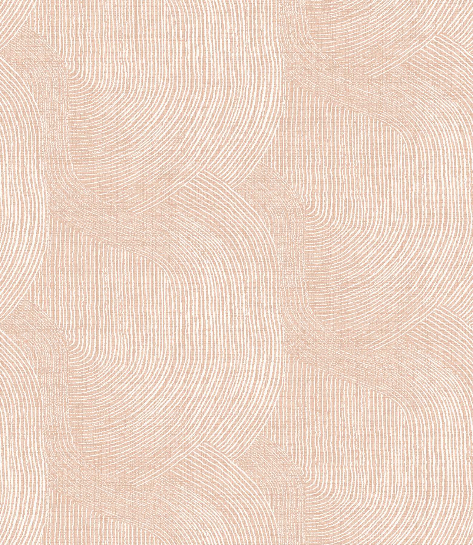 Folly Blush Zen Swirls Wallpaper