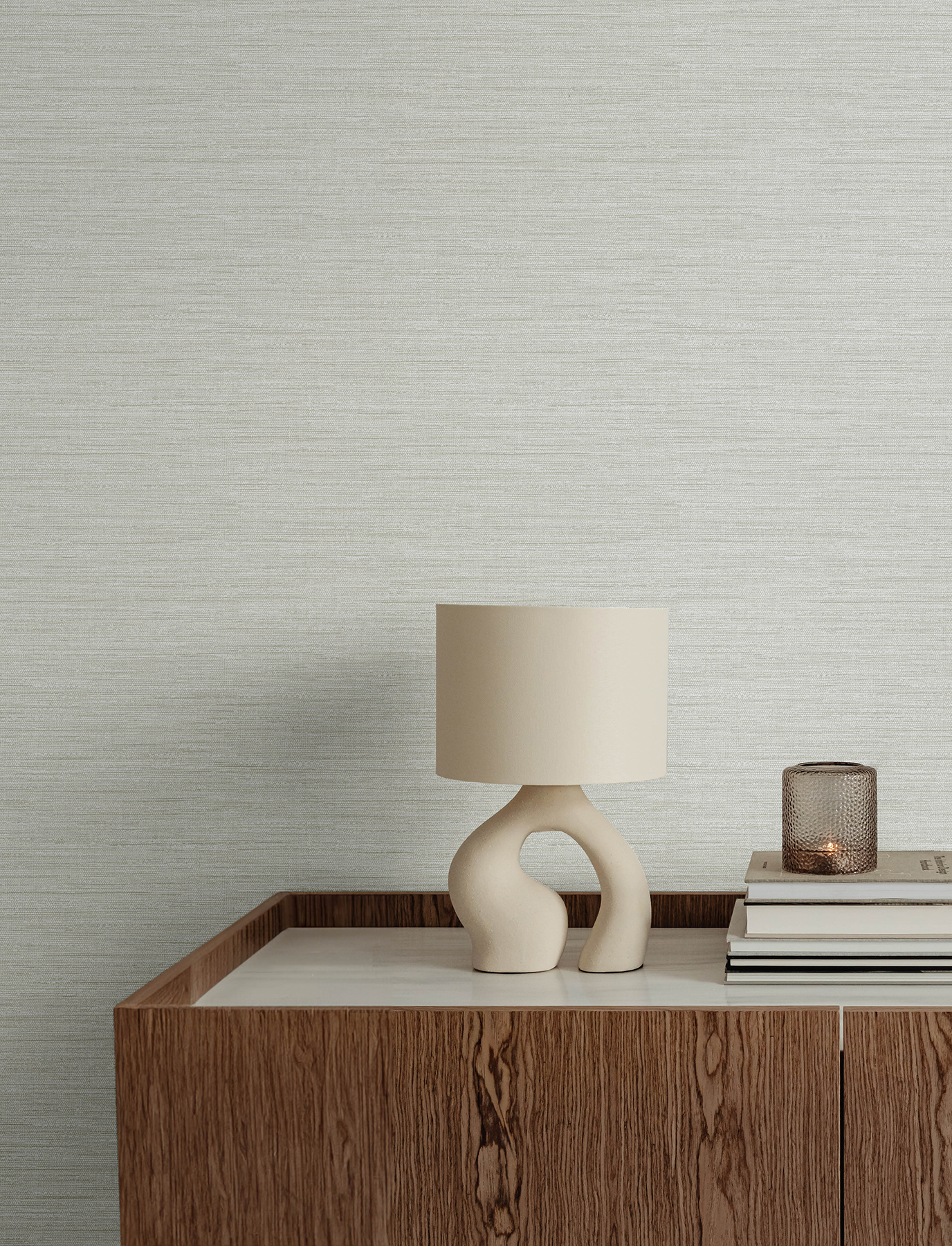 Sheehan Pearl Faux Grasscloth Wallpaper