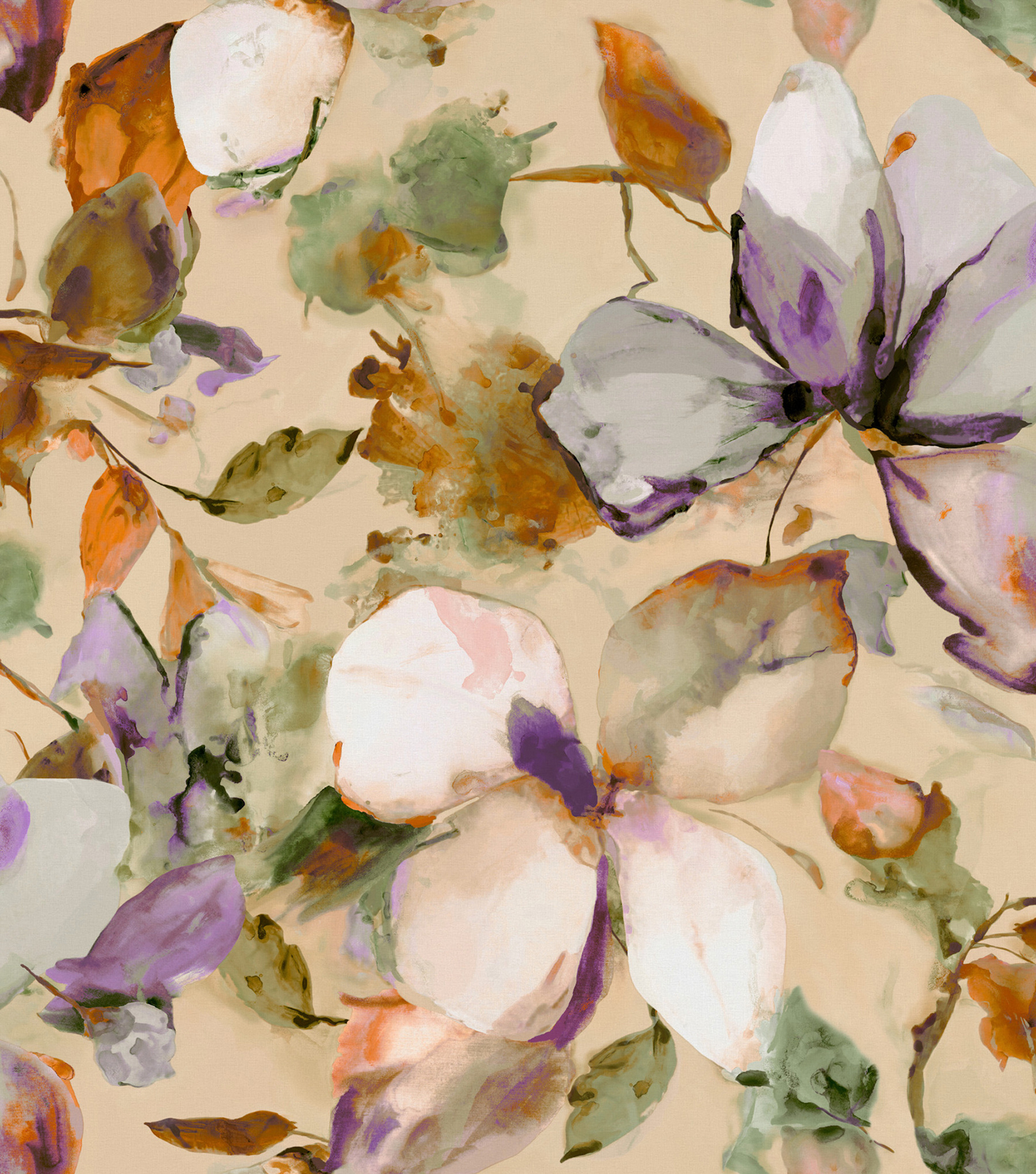 Florian Lavender Wall Mural