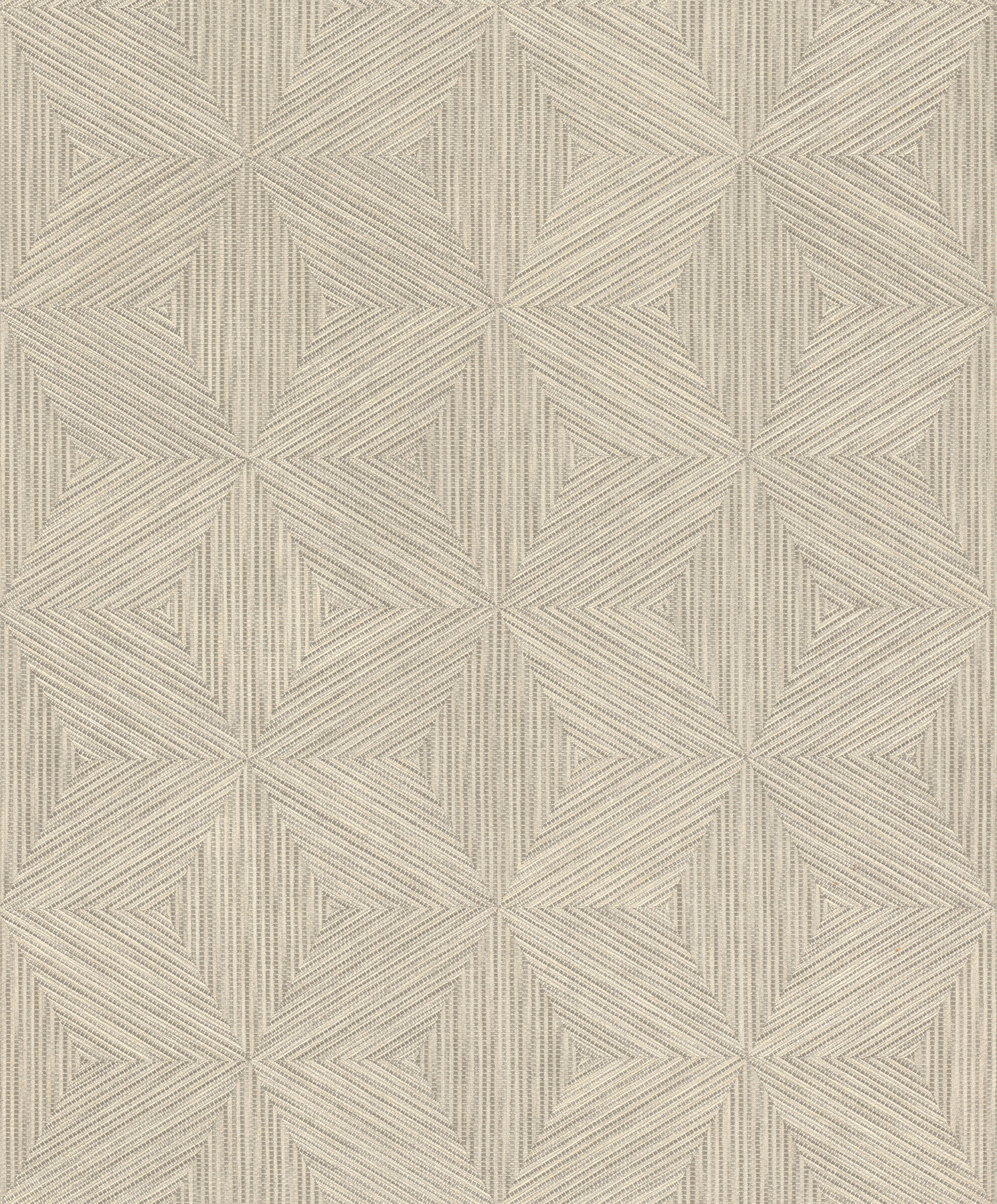 Anara Grey Geo Faux Grasscloth Wallpaper