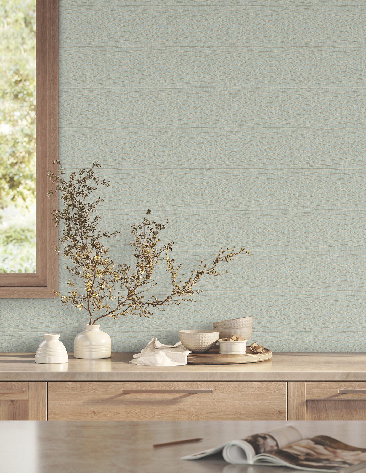 Daystone Soft Jade Wallpaper