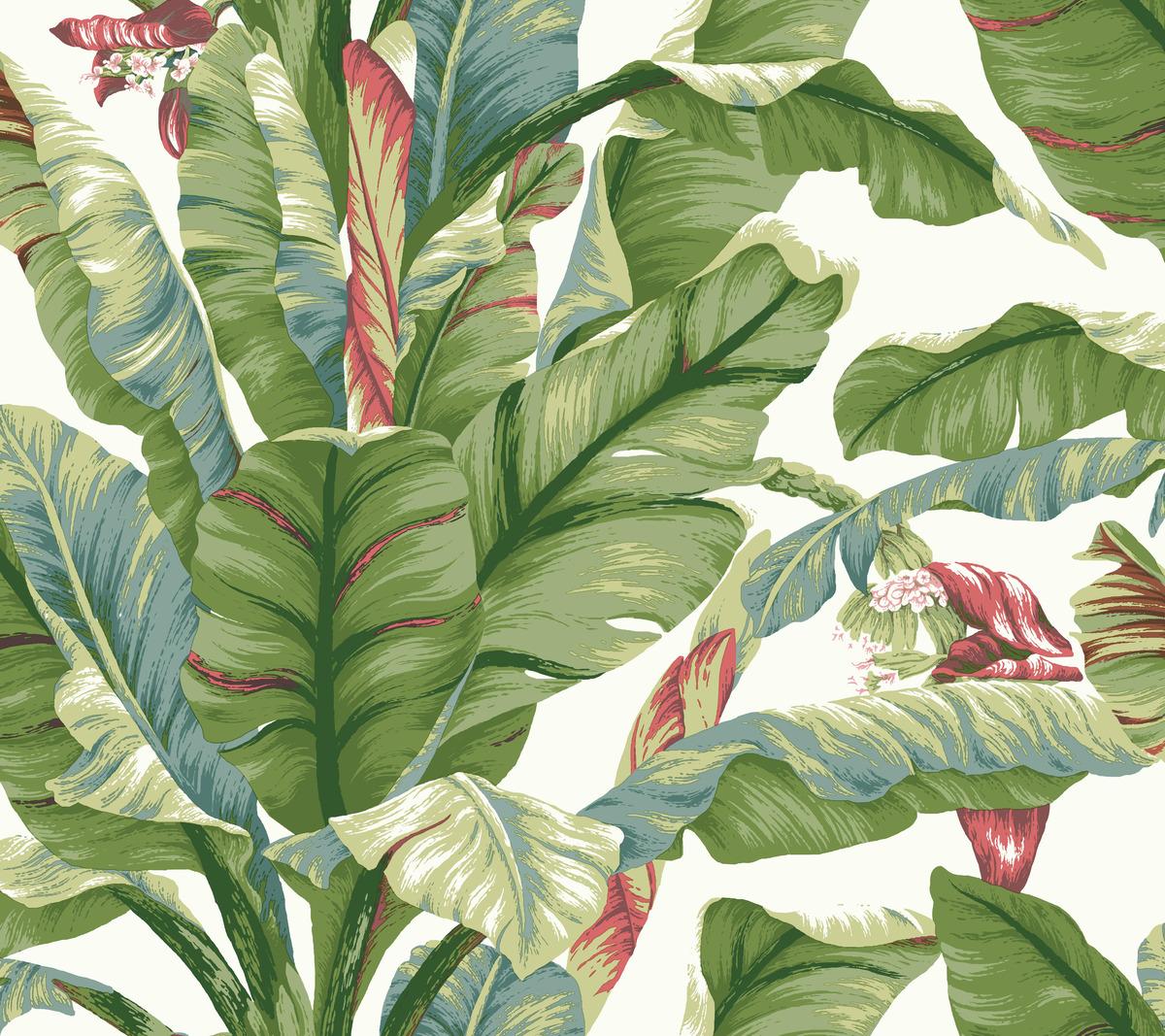 Tropics Premium Peel and Stick Wallpaper by York