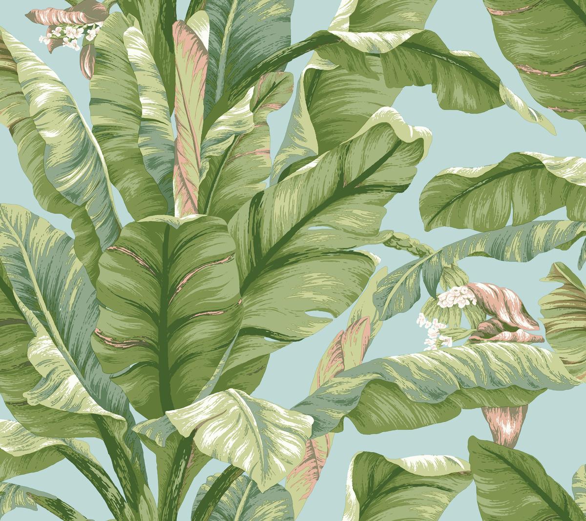 Tropics Premium Peel and Stick Wallpaper by York