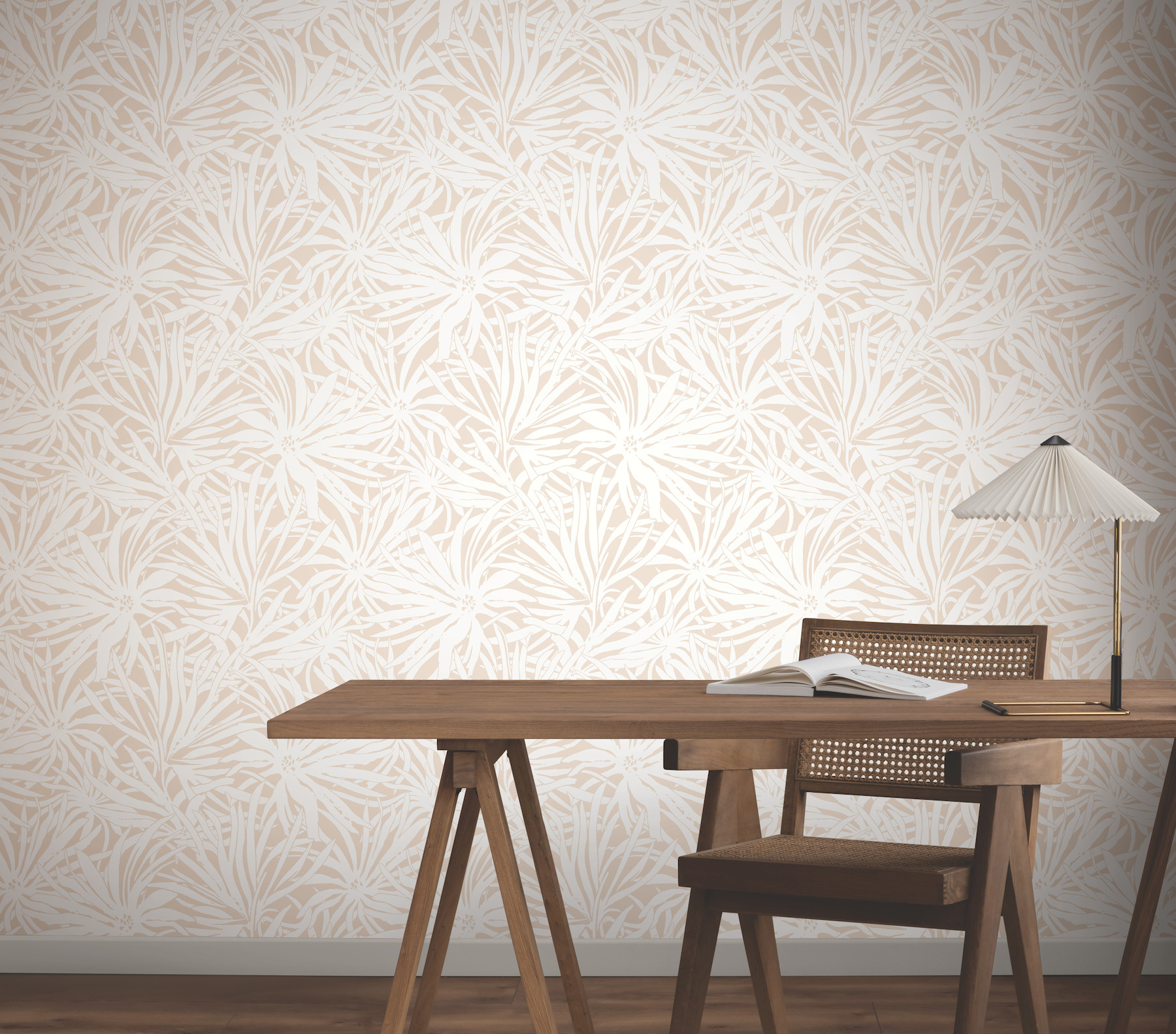 Floral Canopy Blush Wallpaper