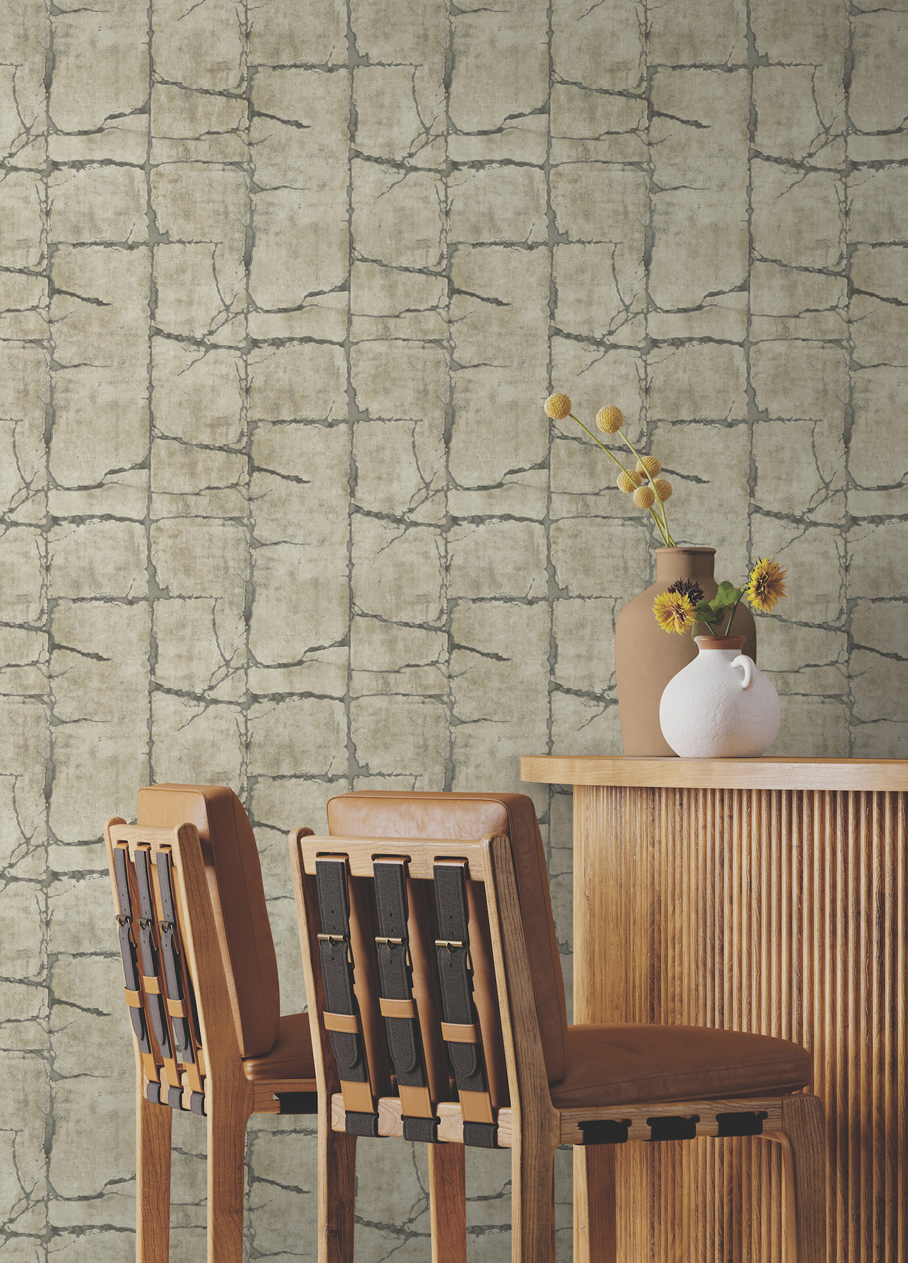 Mojave Taupe Wallpaper