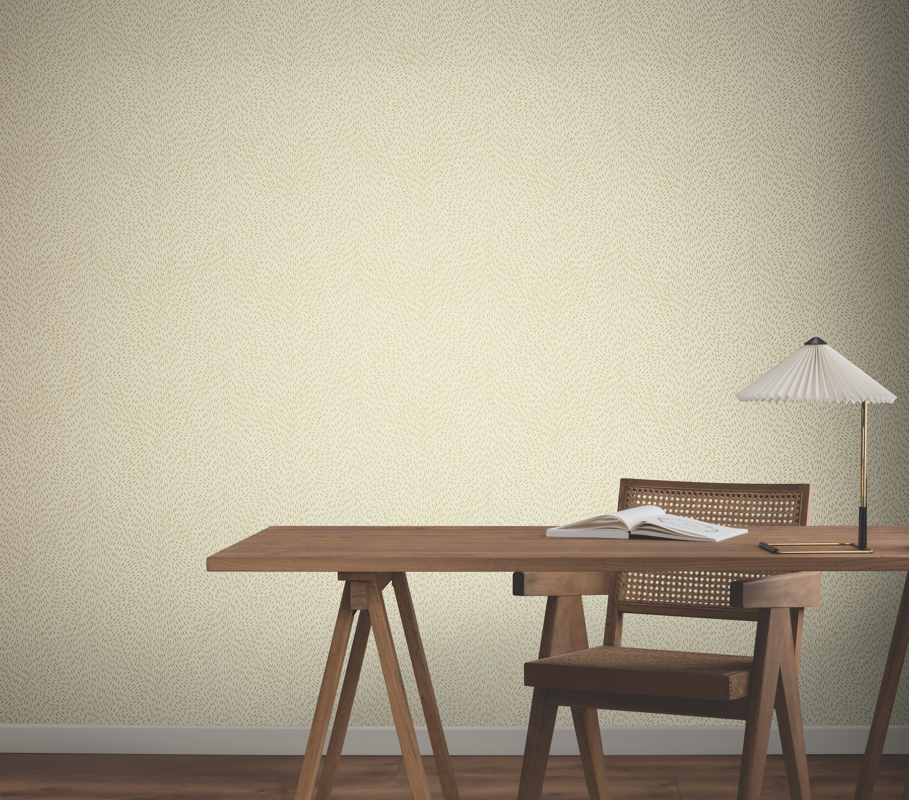 Dew Drop Beige Wallpaper