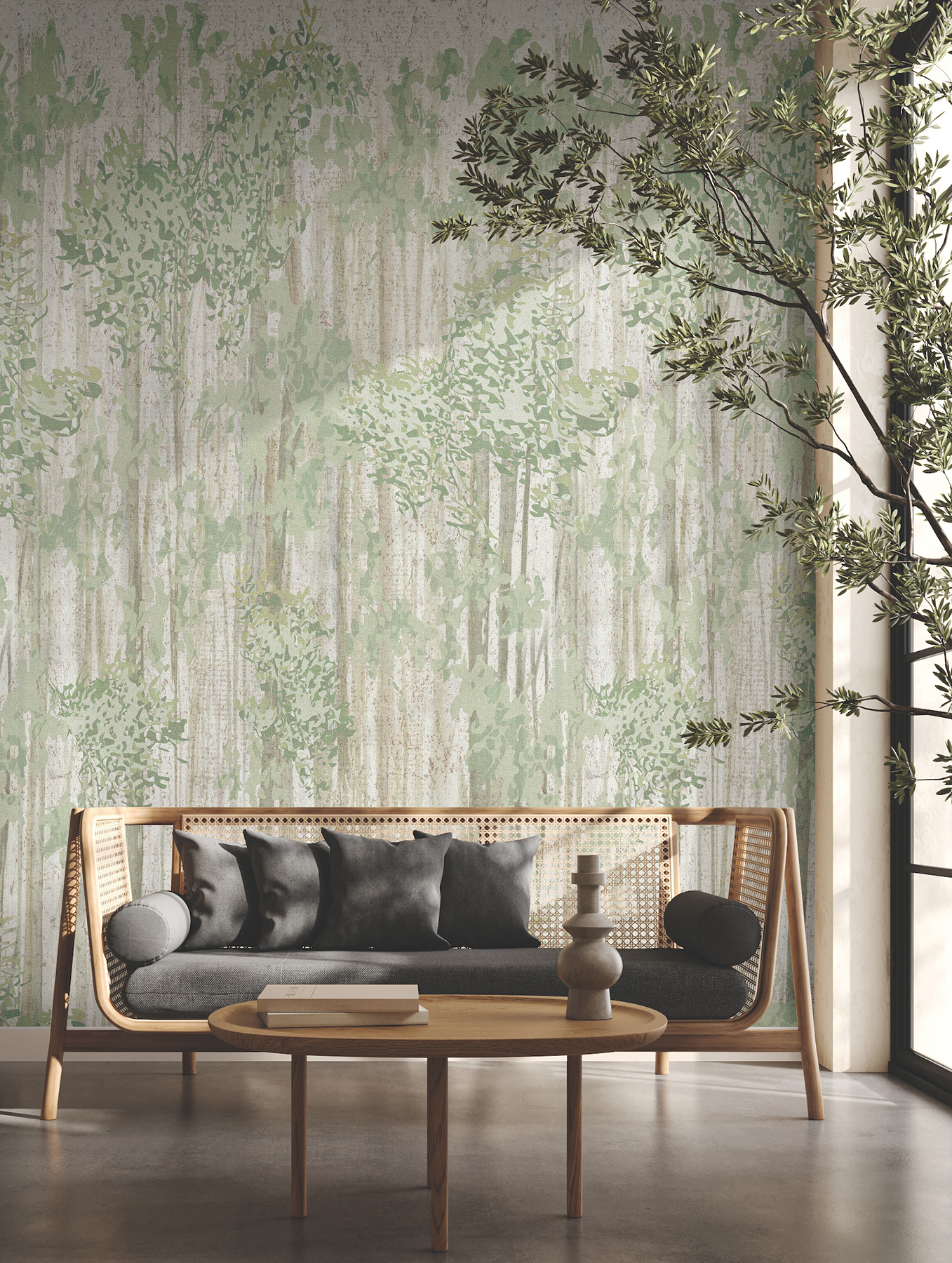 Aspen Grove Forest Mural