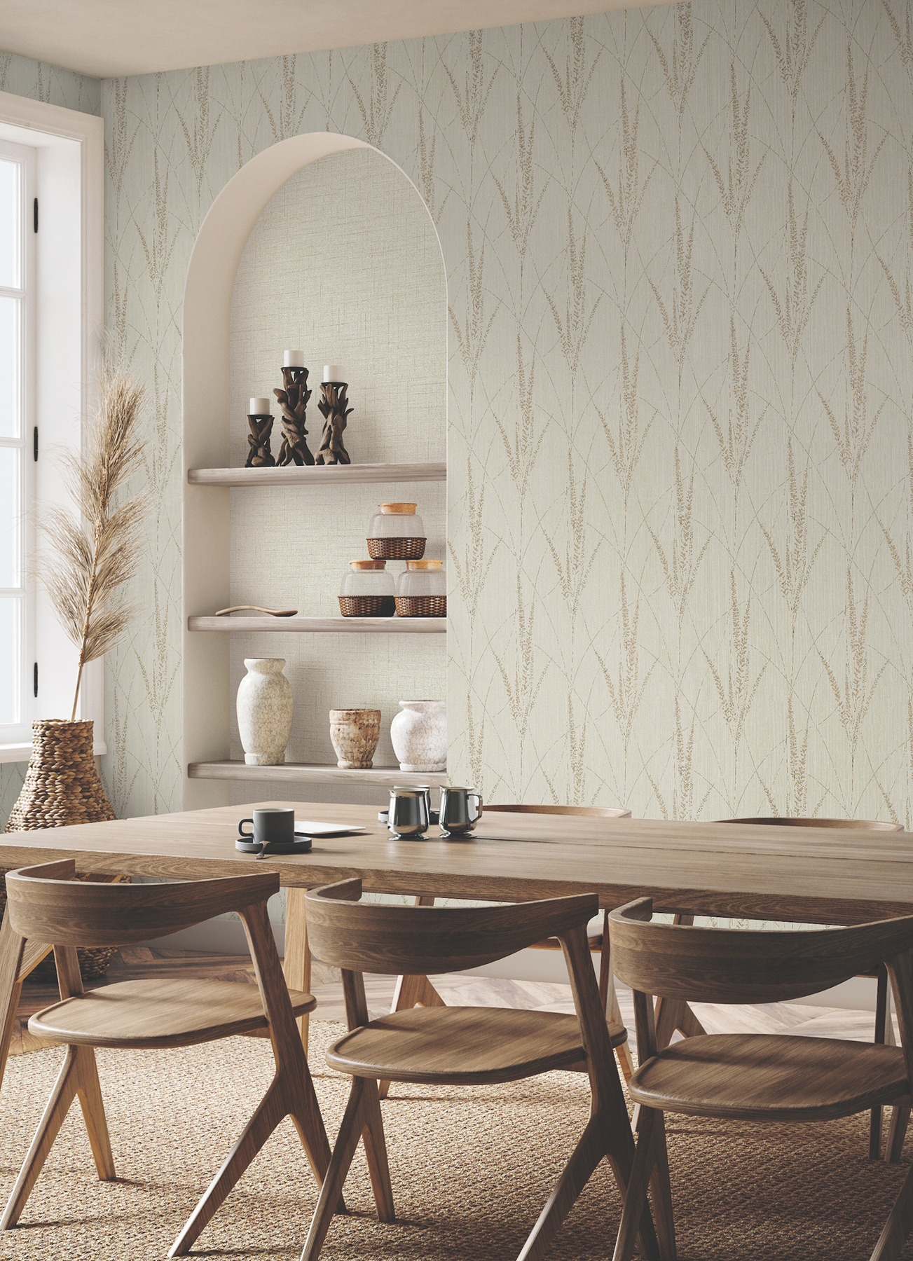 Graceful Willow Stone Wallpaper
