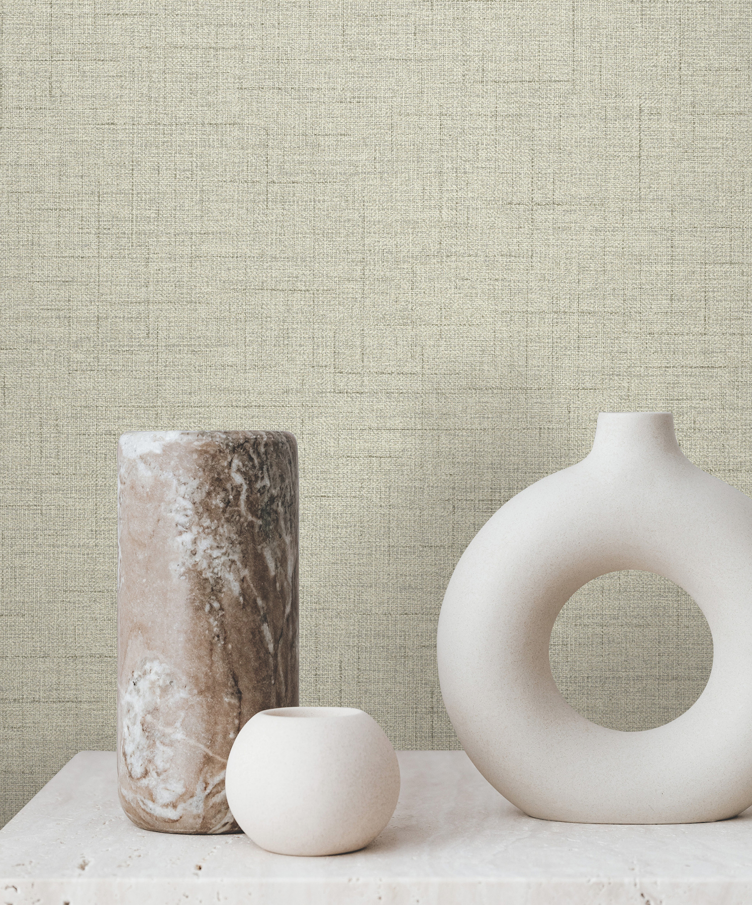 Hillswick Tweed Fog Wallpaper