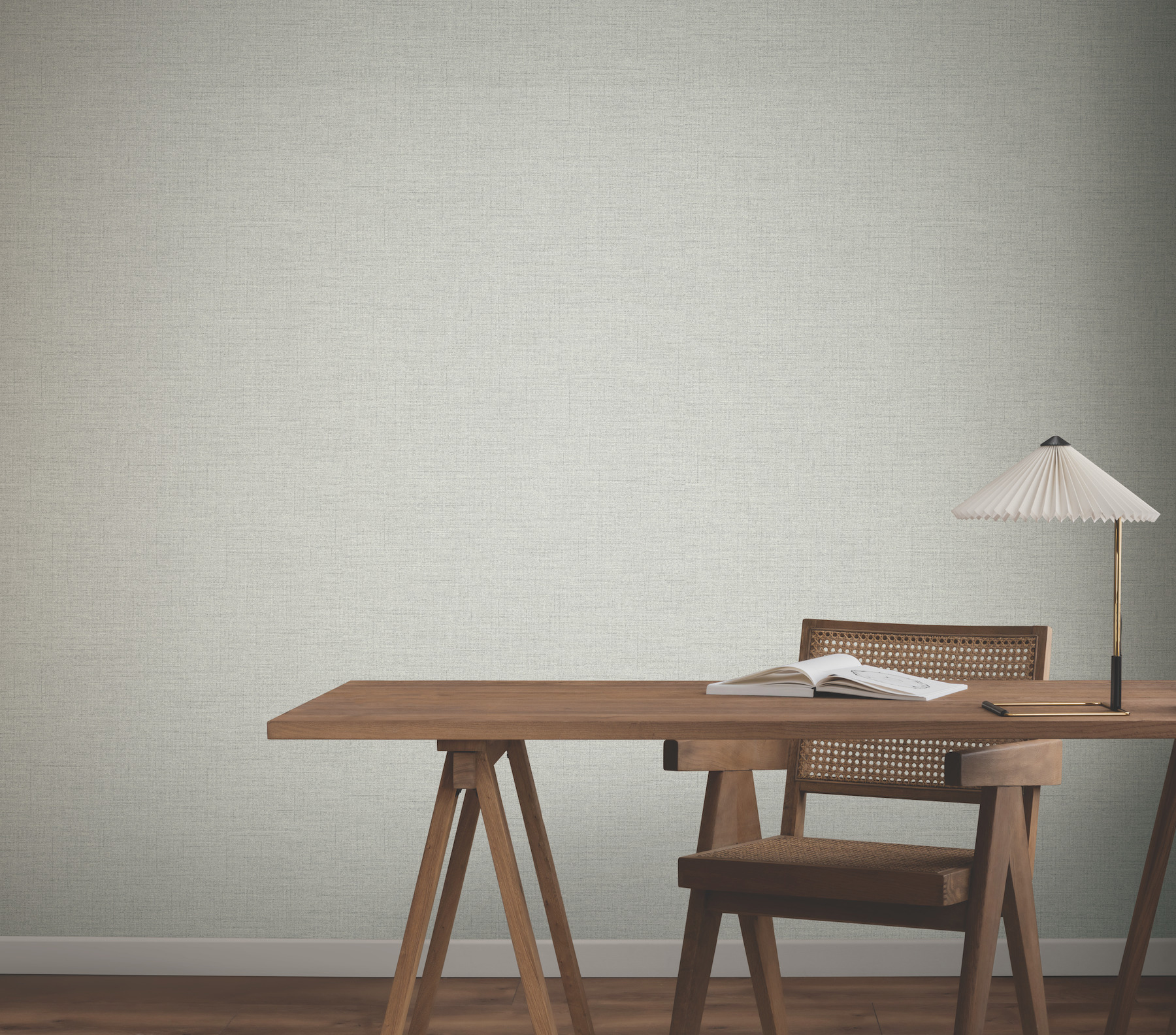 Hillswick Tweed Pewter Wallpaper