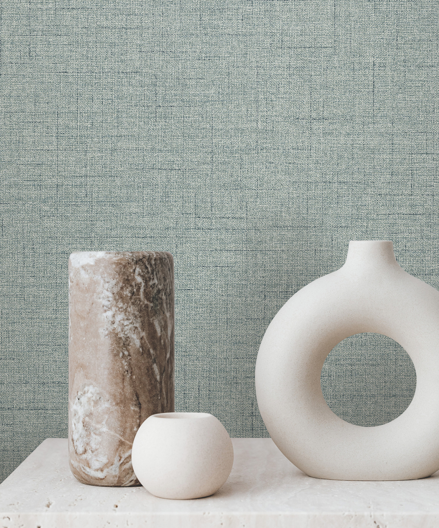 Hillswick Tweed Indigo Wallpaper