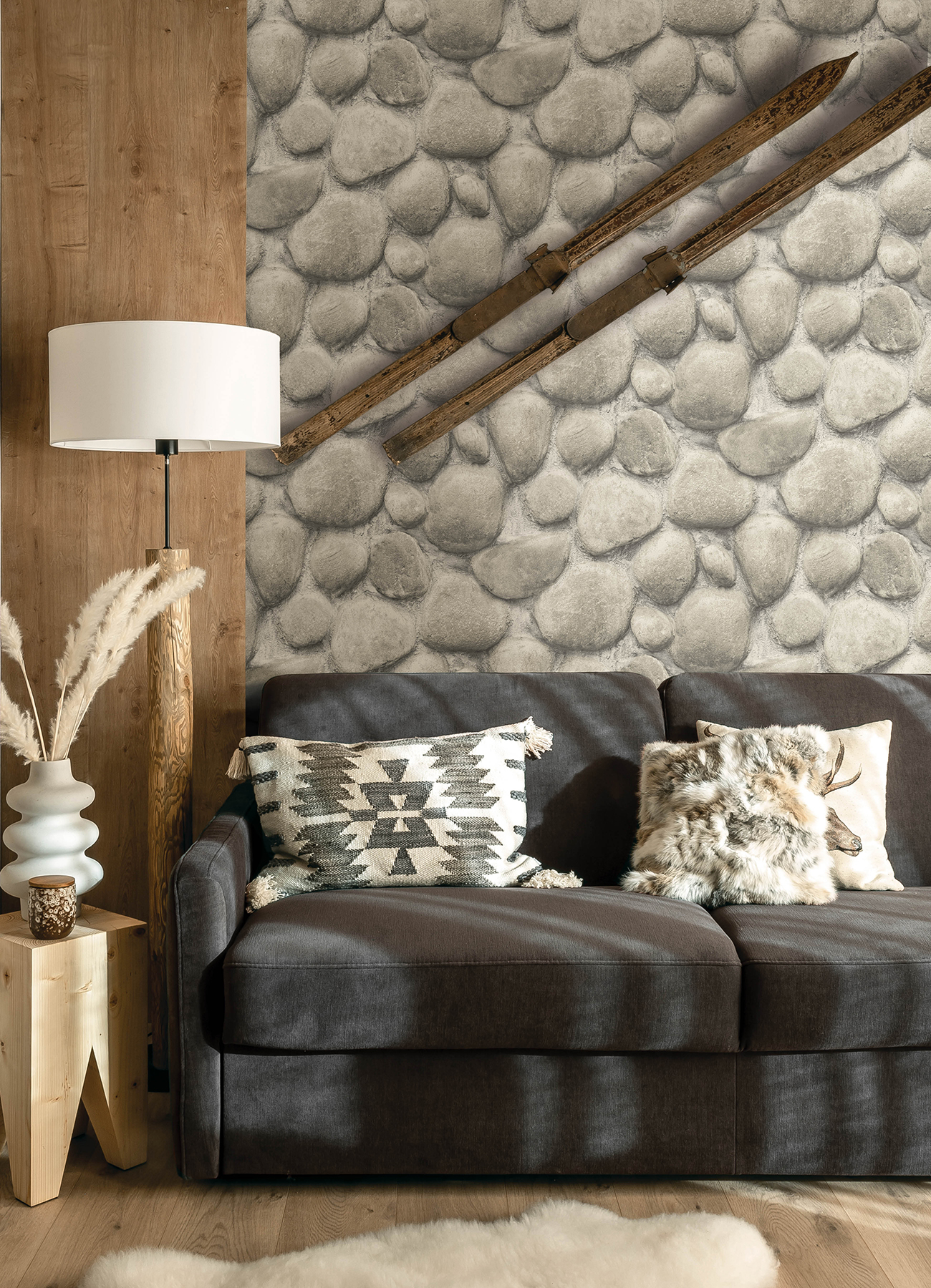 Root Rock Brown Wallpaper