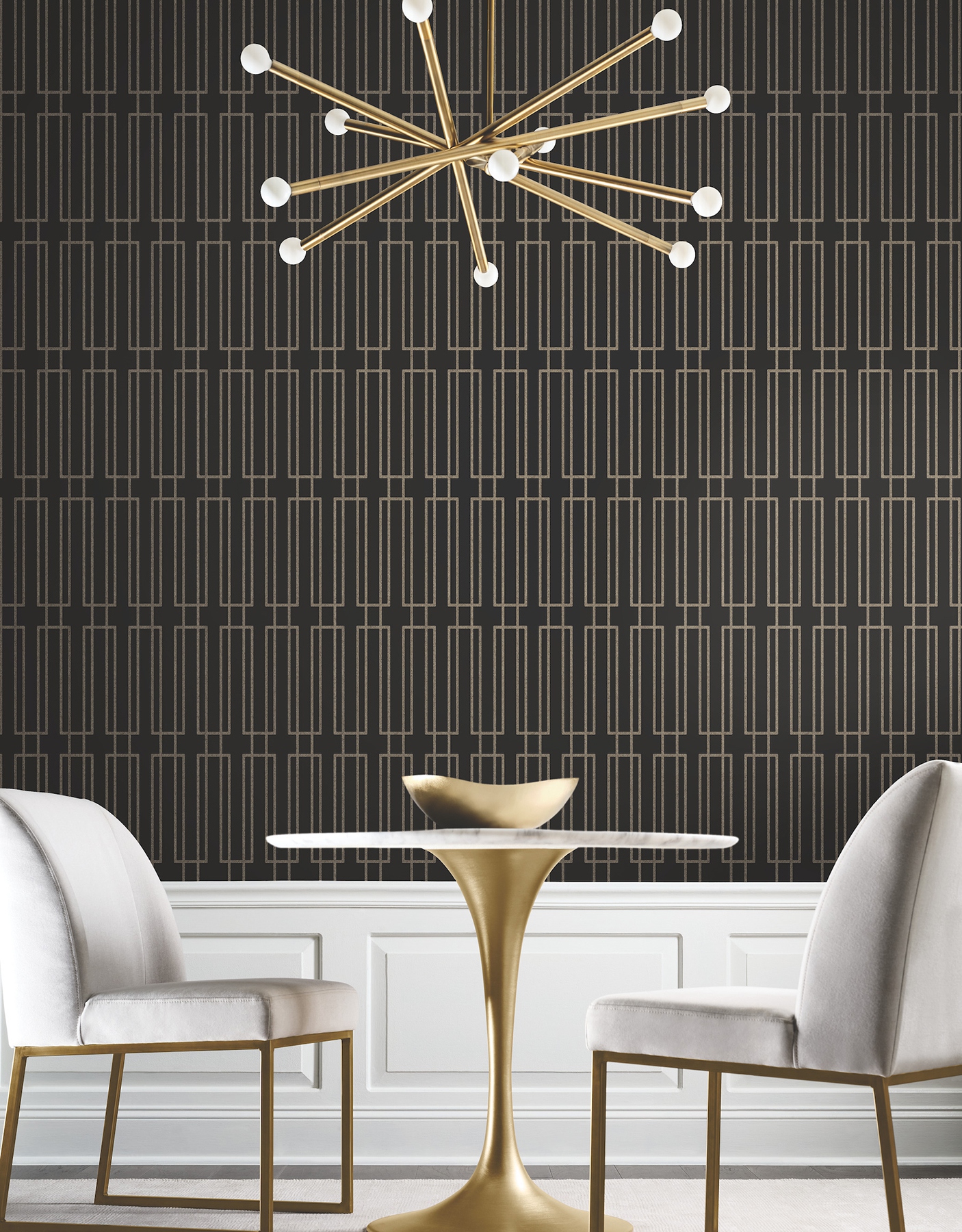 Terrace Black Wallpaper