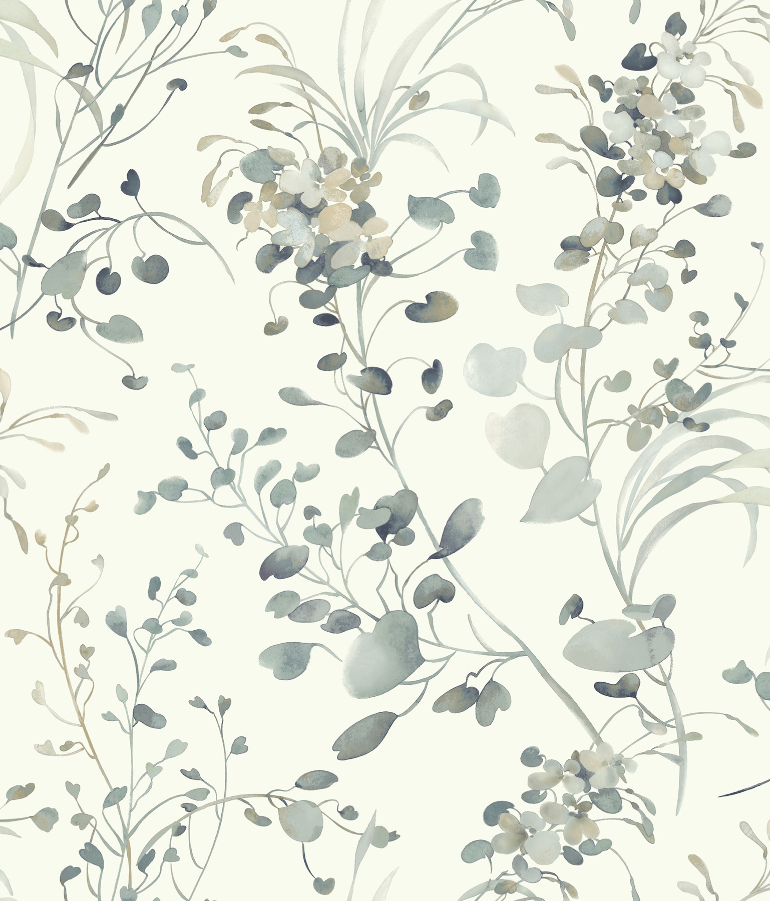 Spring Whispers Moss Wallpaper